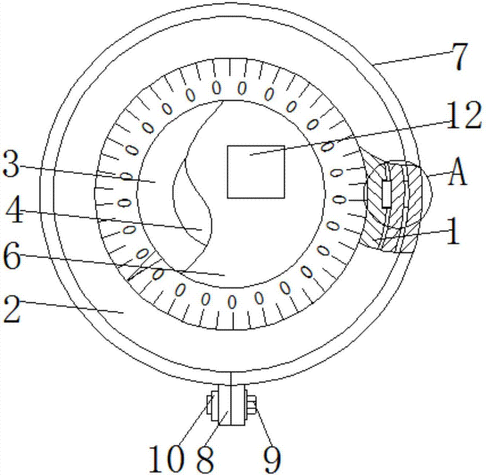 Explosion-proof pressure gauge