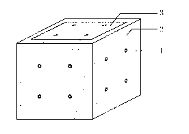 Soilless pot plant water retention nutrition module and application method thereof