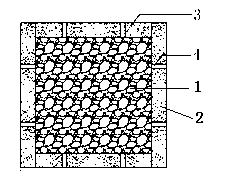 Soilless pot plant water retention nutrition module and application method thereof