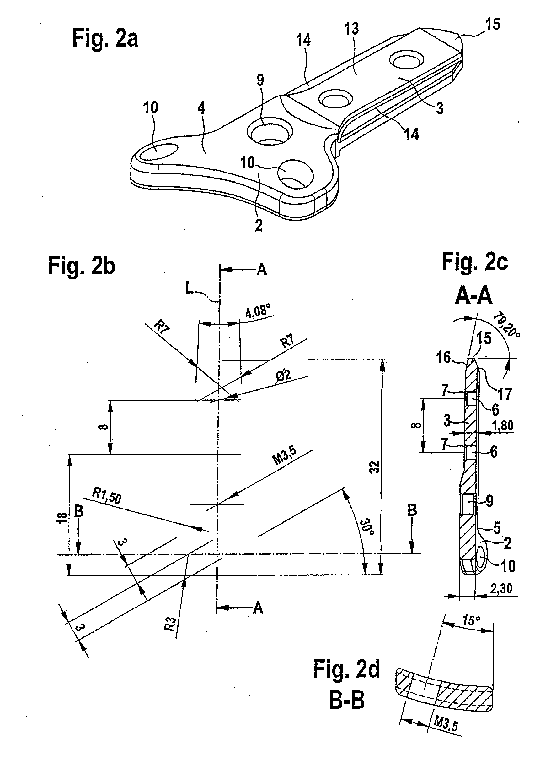 Foot surgery bone plate, and system comprising bone plate and insertion aid