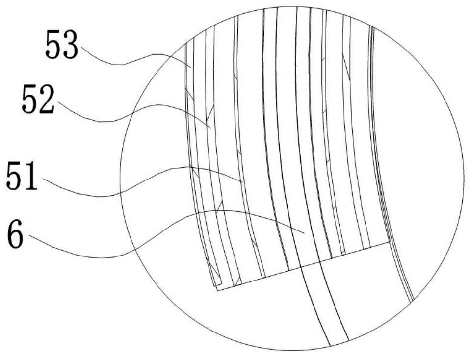 Noise reduction structure of fan and range hood