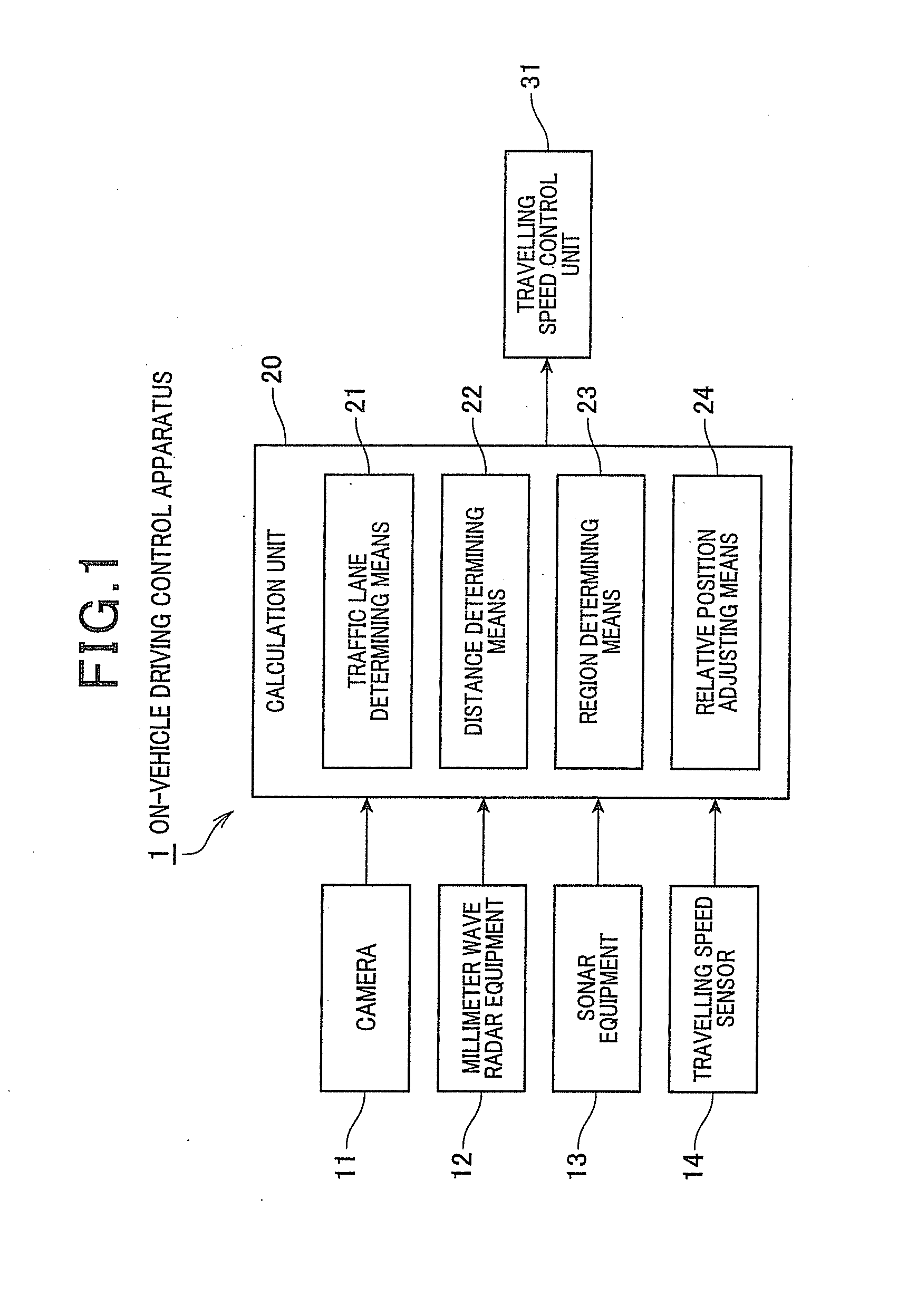 Driving control apparatus mounted on vehicle to avoid collision with preceding vehicle