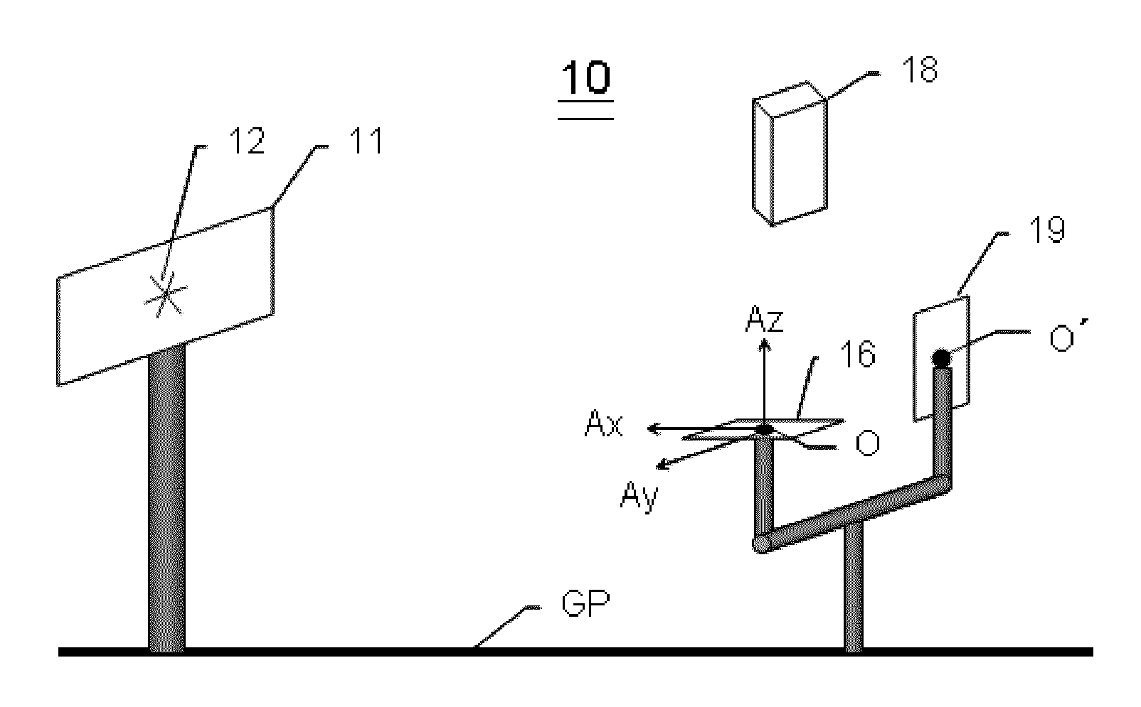 System and method for locating a point in space