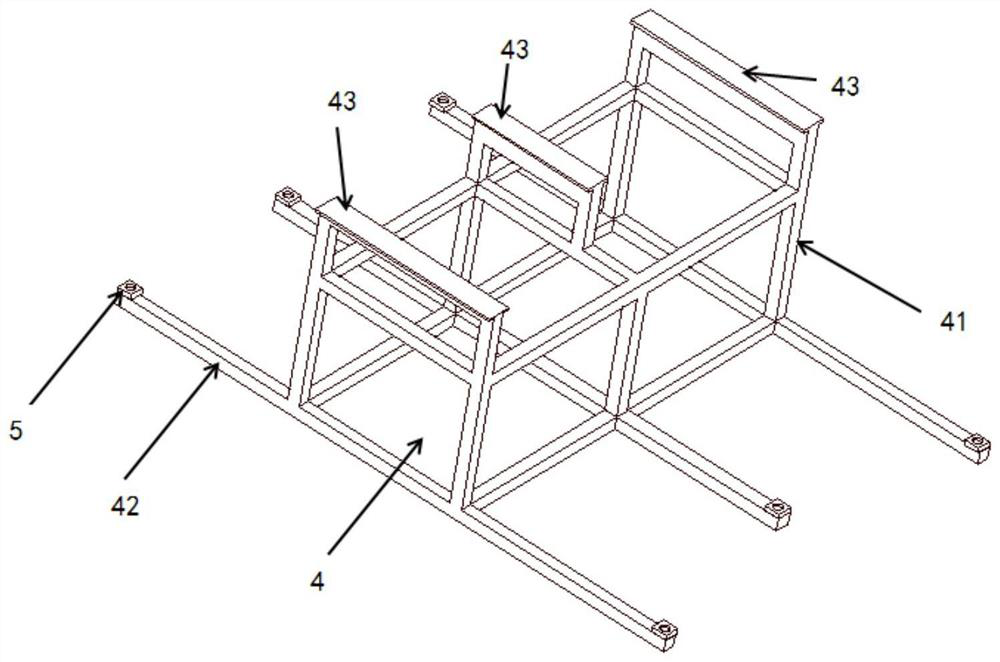 Pattern capable of being lifted and used for large cylinder body