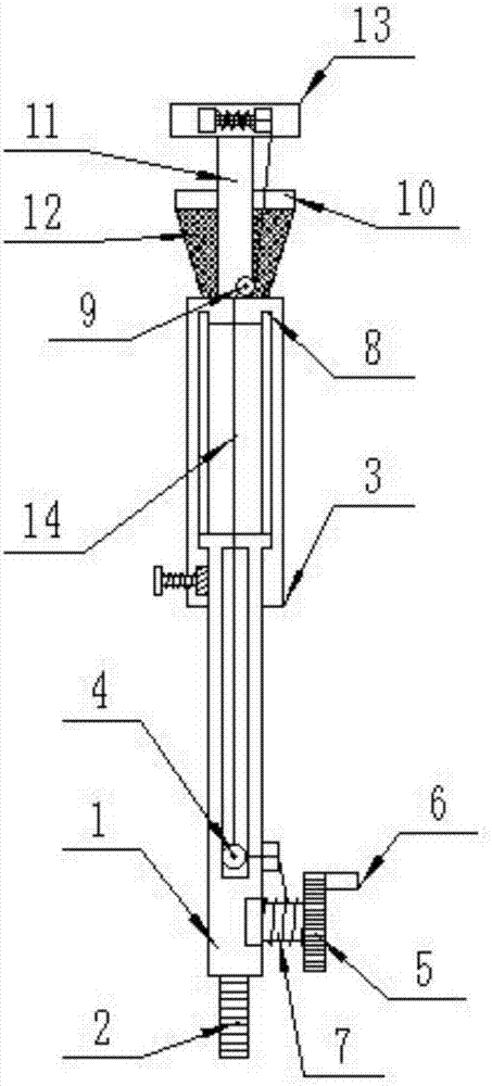 Garden fruit picking device convenient to operate and telescope