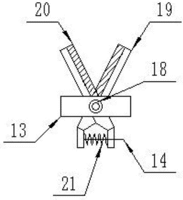 Garden fruit picking device convenient to operate and telescope