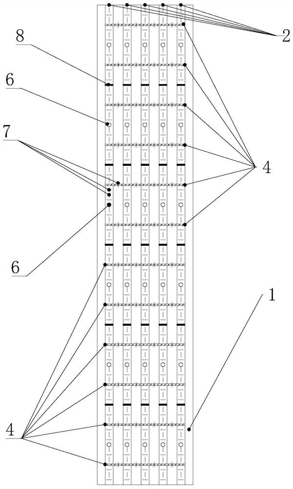 Construction method of structural combined ice column with bamboo framework