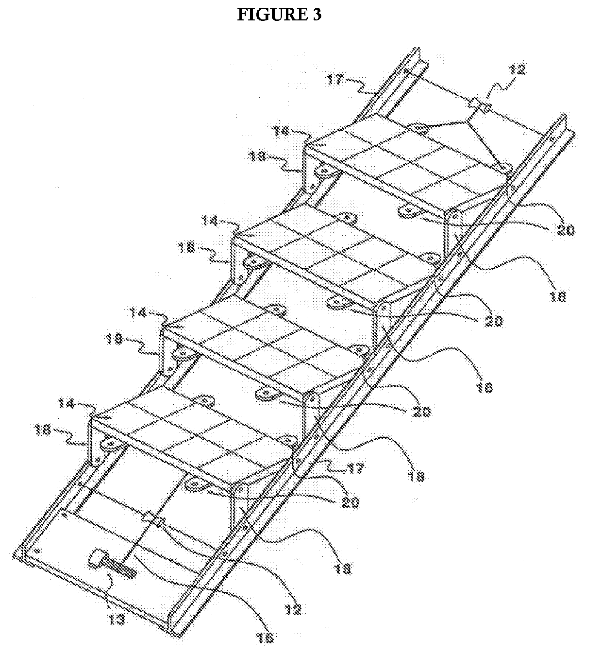 Method and system apparatus for vertical installation of solar cell panel