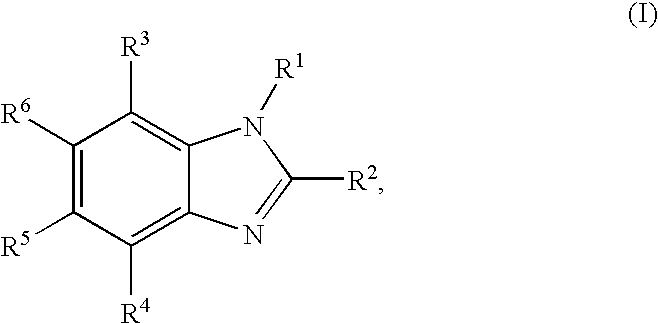 Substituted benzimidazole compounds with dual NOS inhibitory activity and mu opioid agonist activity