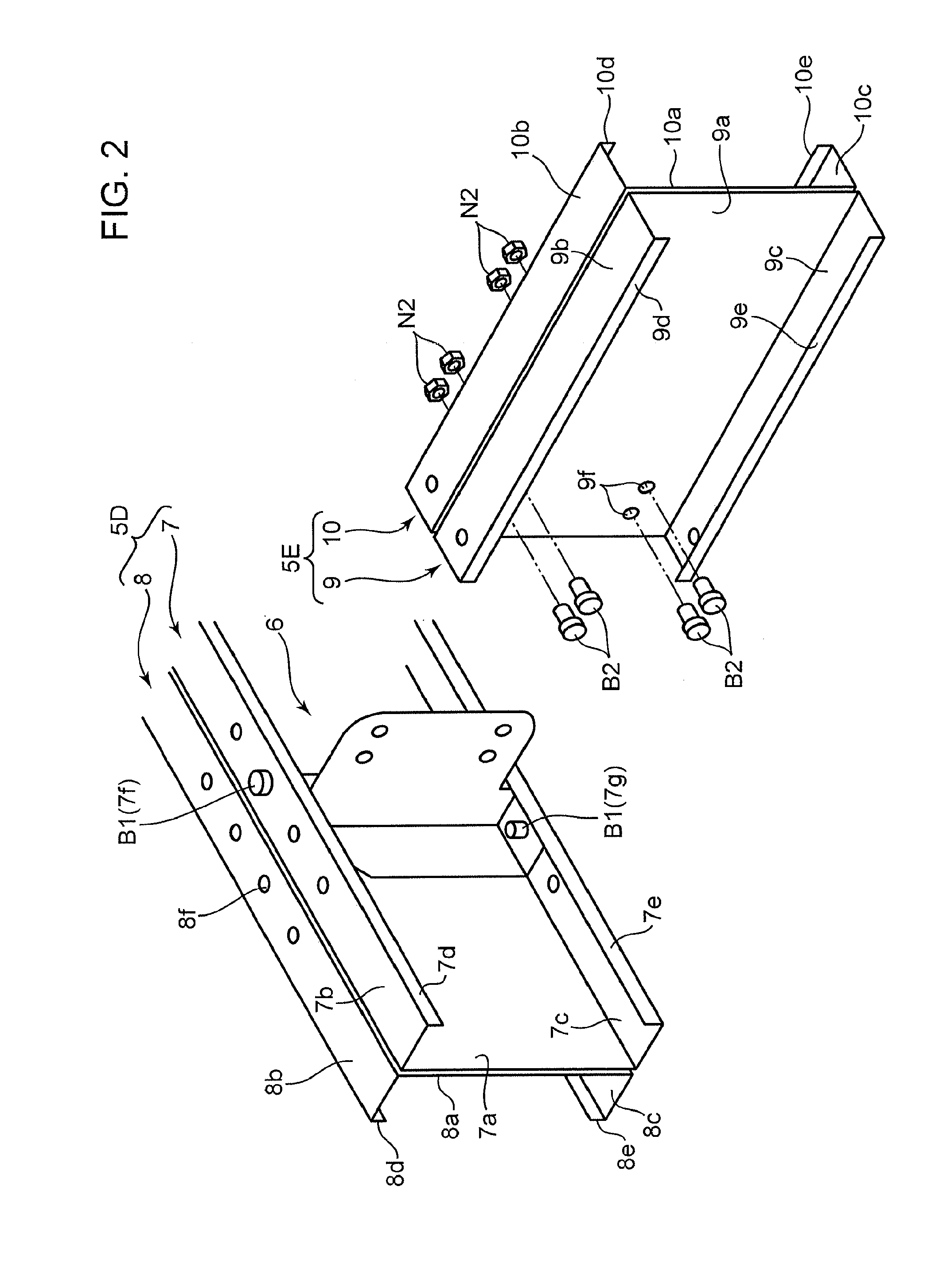 Connecting fitting, frame provided with same, and building using frame