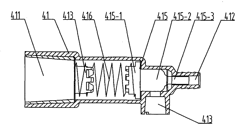 A pressure flush toilet tank