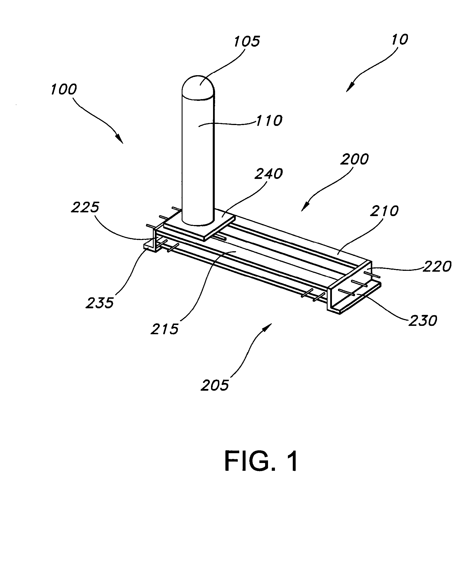 Shallow Mounted Fixed Vehicle Barrier Device
