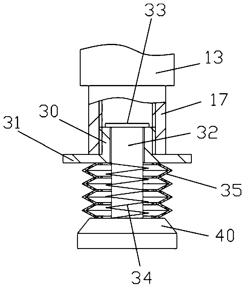 Walking aid axillary crutch with axillary buffer structure