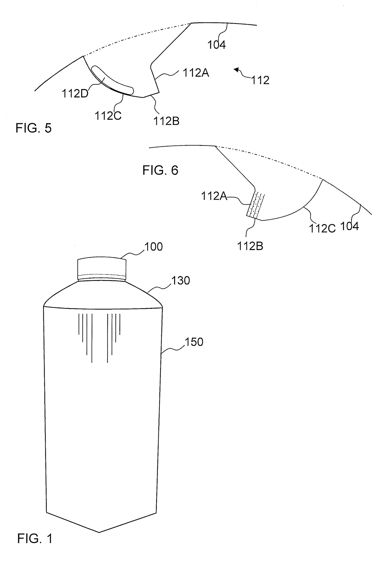 Cap with a cutting element