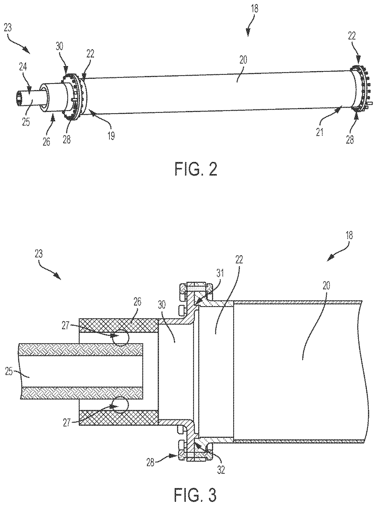 Aluminum prop shaft with constant velocity joint