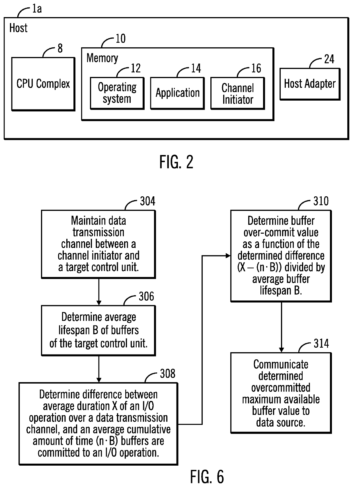 Buffer credit management in a data storage system