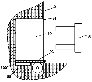 Air dust removing device