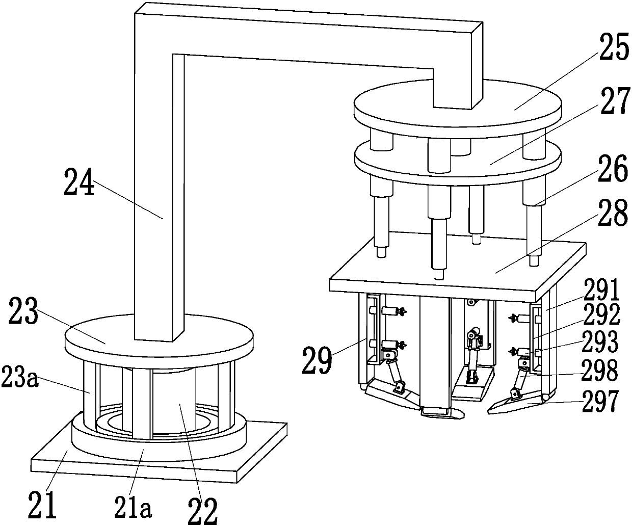 An automatic grabbing manipulator for rock-soil masonry