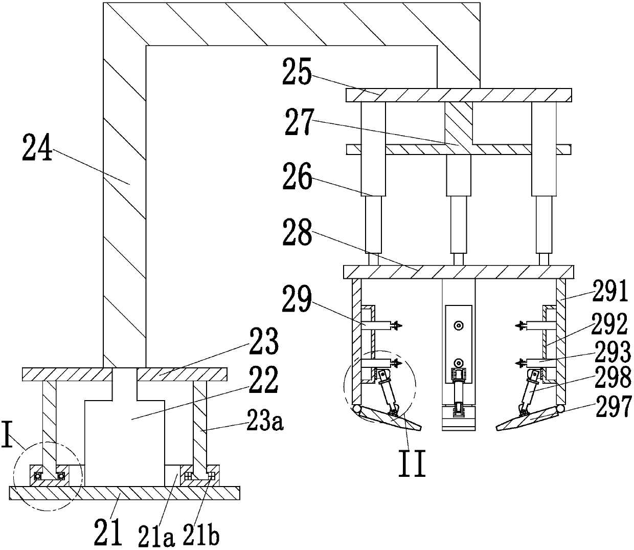 An automatic grabbing manipulator for rock-soil masonry