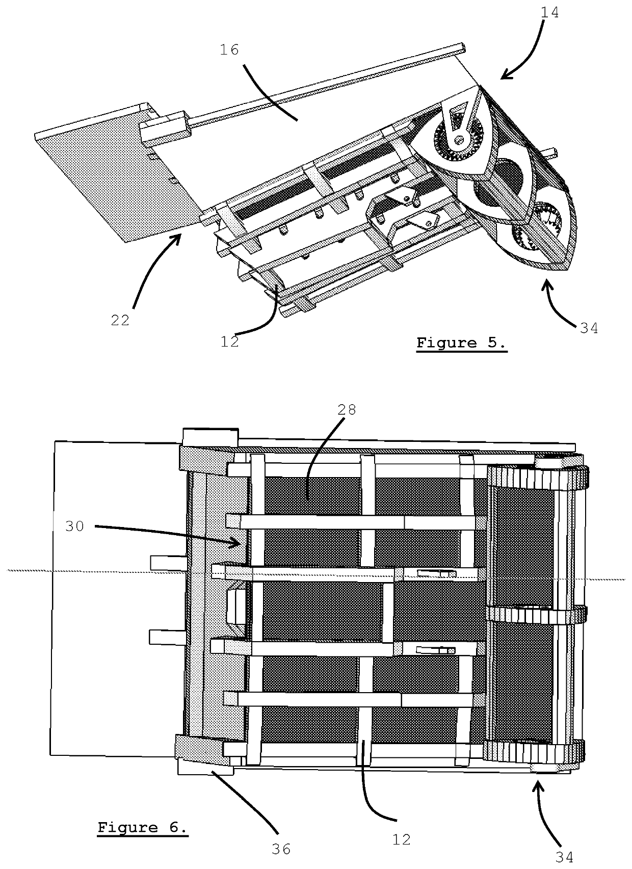 Particulate material haulage arrangement