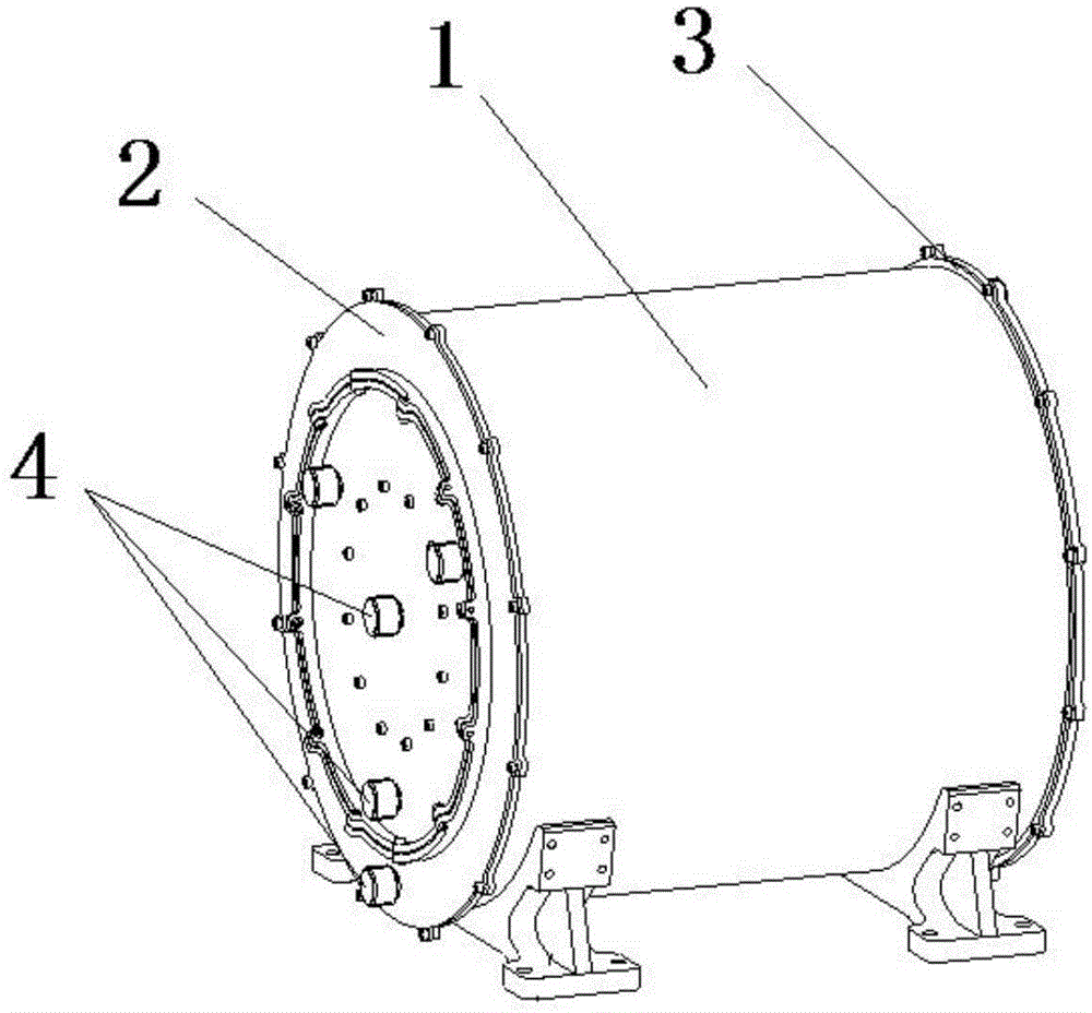 Concentric circular gas separation device