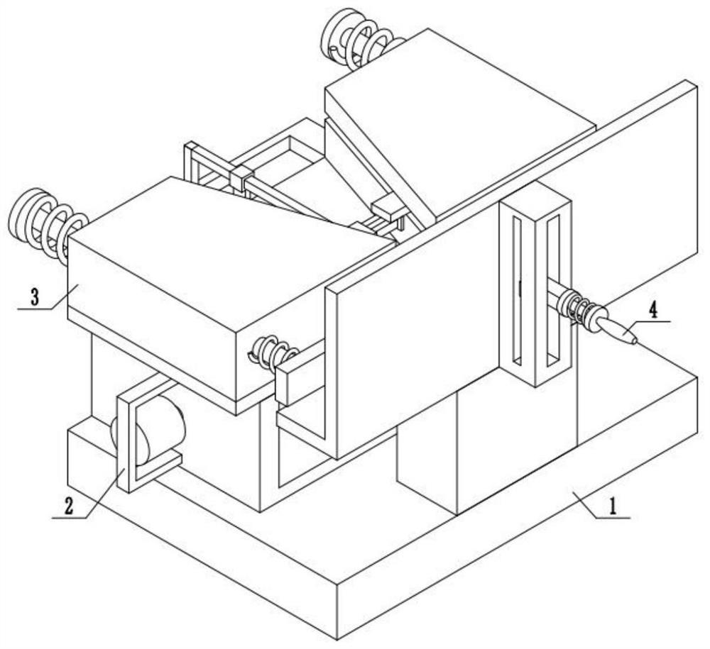 Strip-shaped plate scribing device for mechanical production