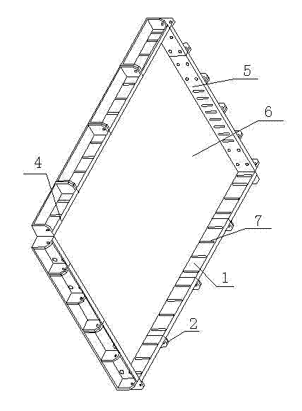 Mold and processing method for free-combination and suction-type building component processing