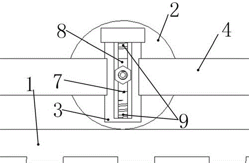 Three-level integration auxiliary damping mechanism