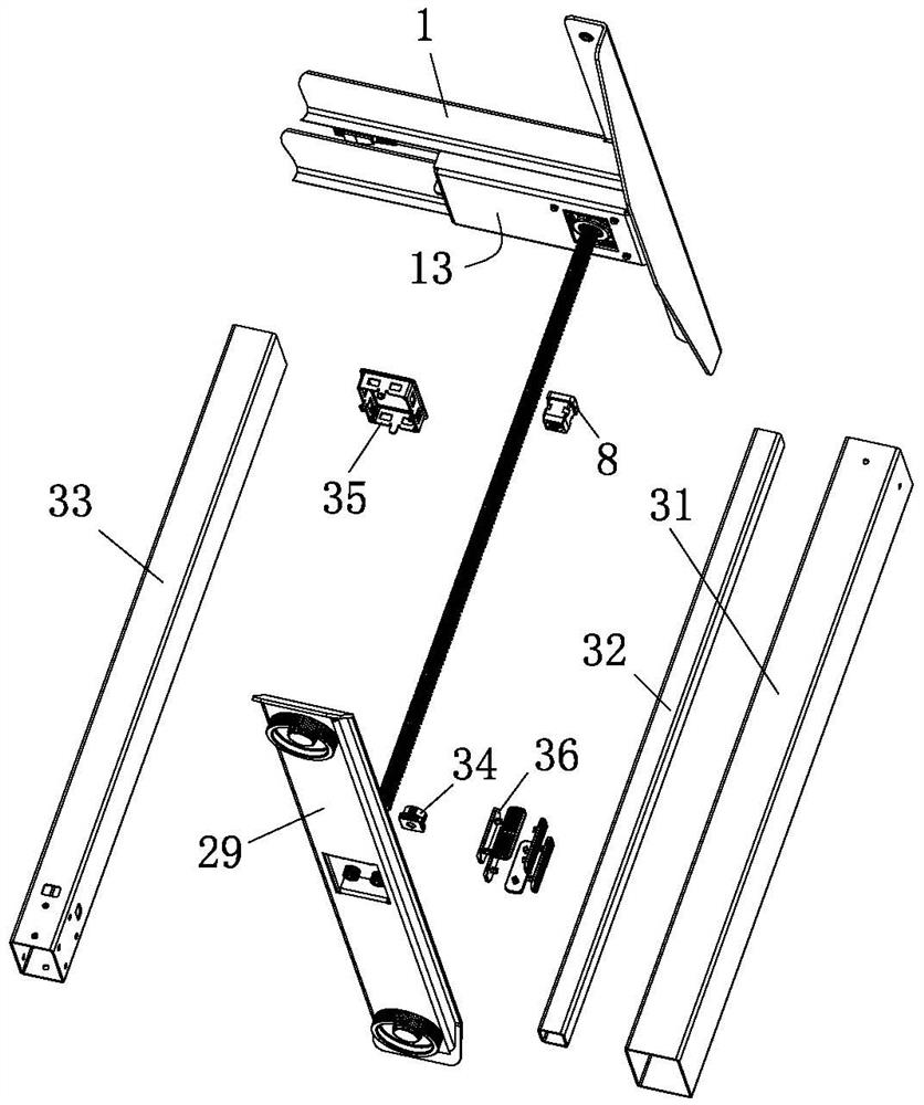 Electric lifting table