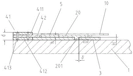 Point welding fixture for rotor ventilating slot piece and ventilating slot strip and using method of point welding fixture