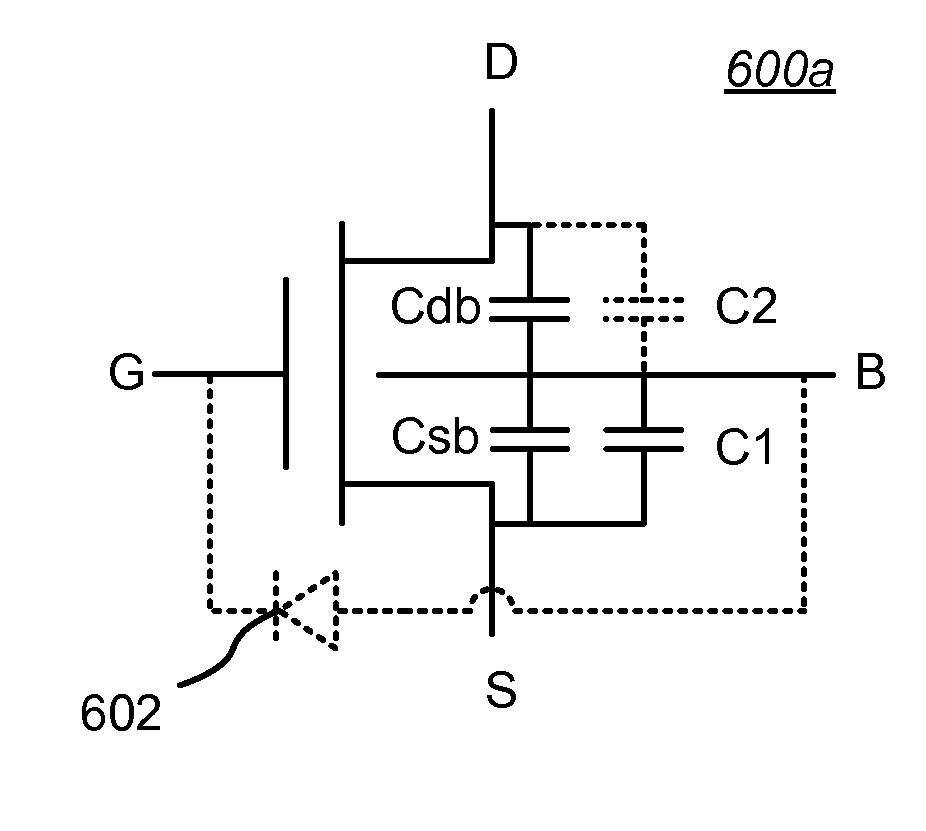 Reduced Generation of Second Harmonics of FETs