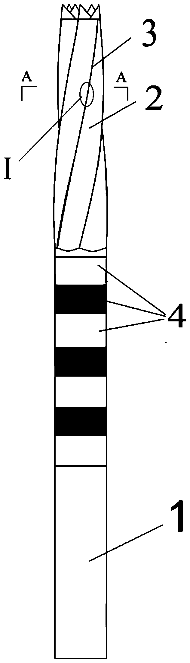 Precise tooth cutting machine needle