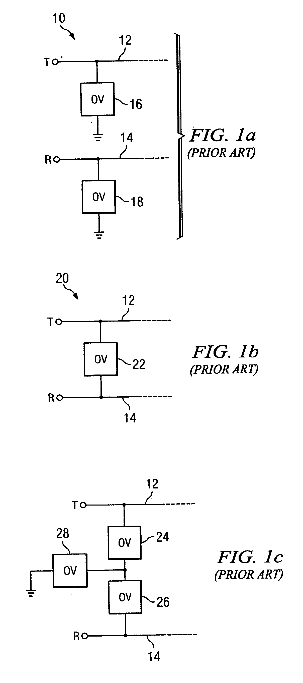 Linear low capacitance overvoltage protection circuit