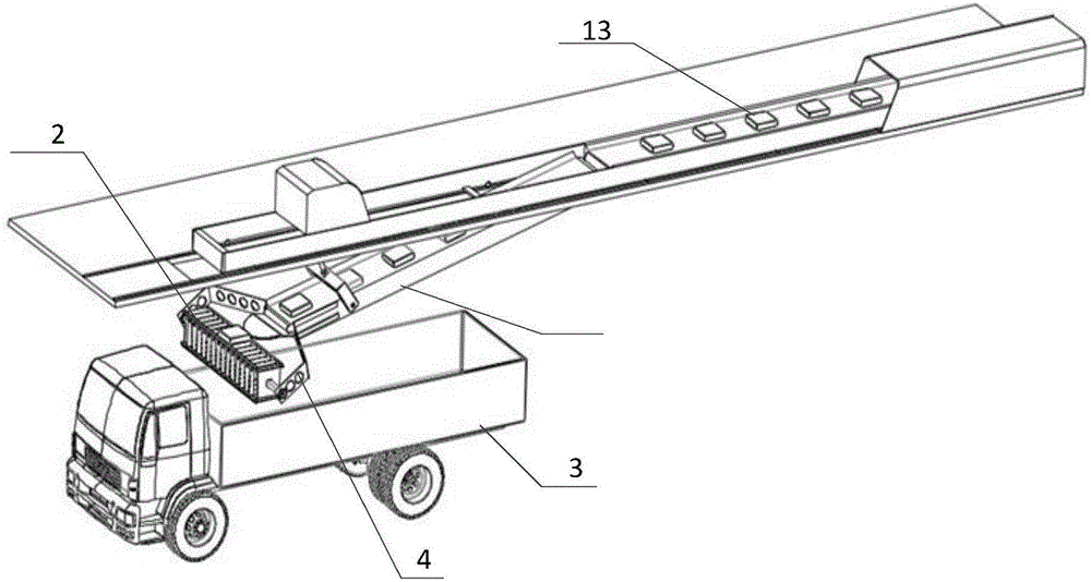 Automatic loading device applicable to bagged materials and application method of automatic loading device