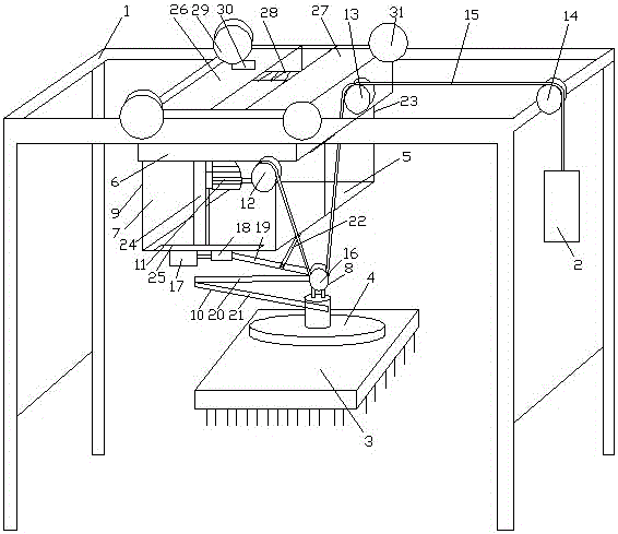 Green brick stacking machine for brick making