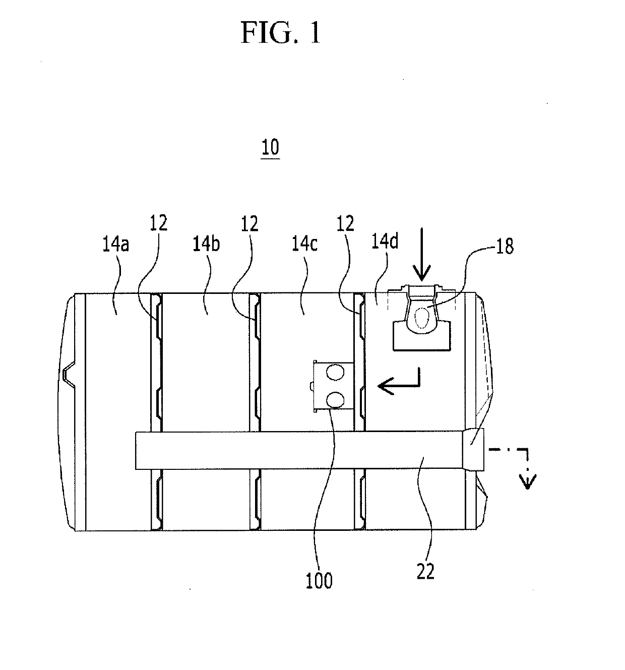 Muffler valve device for vehicle