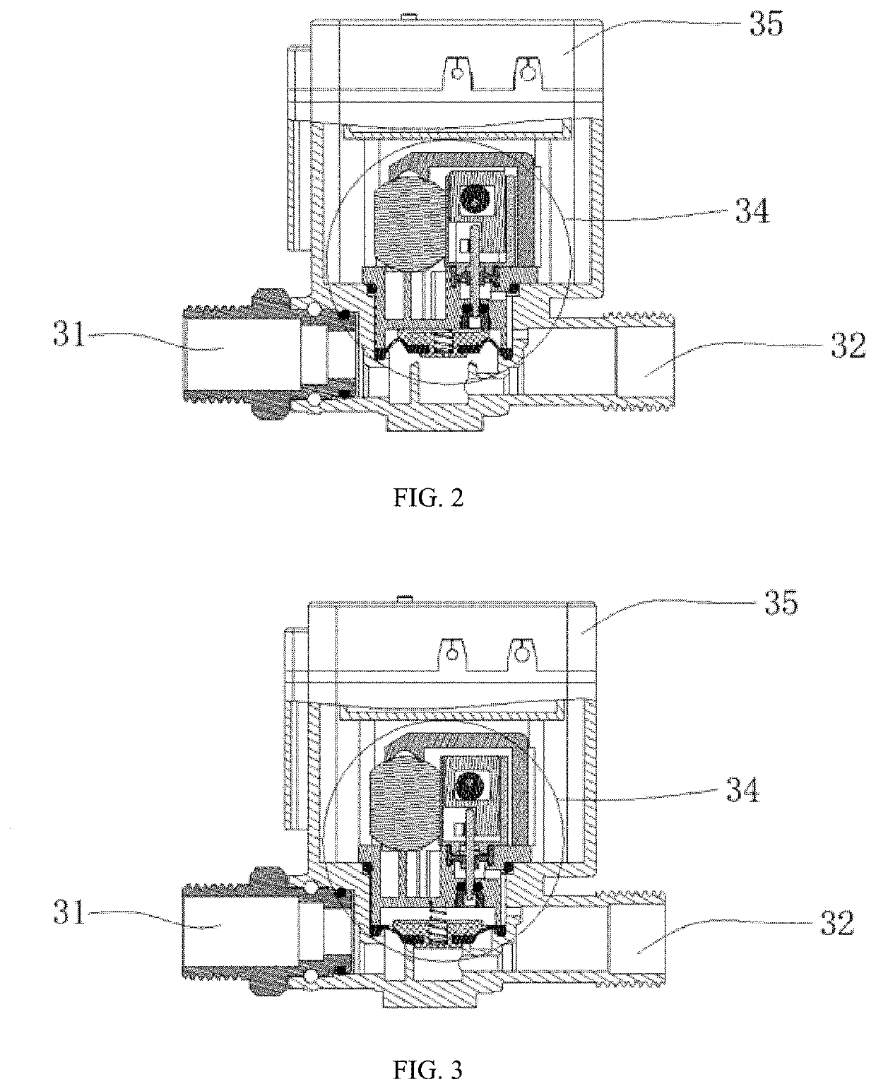 Touch-sensitive faucet and method for controlling same