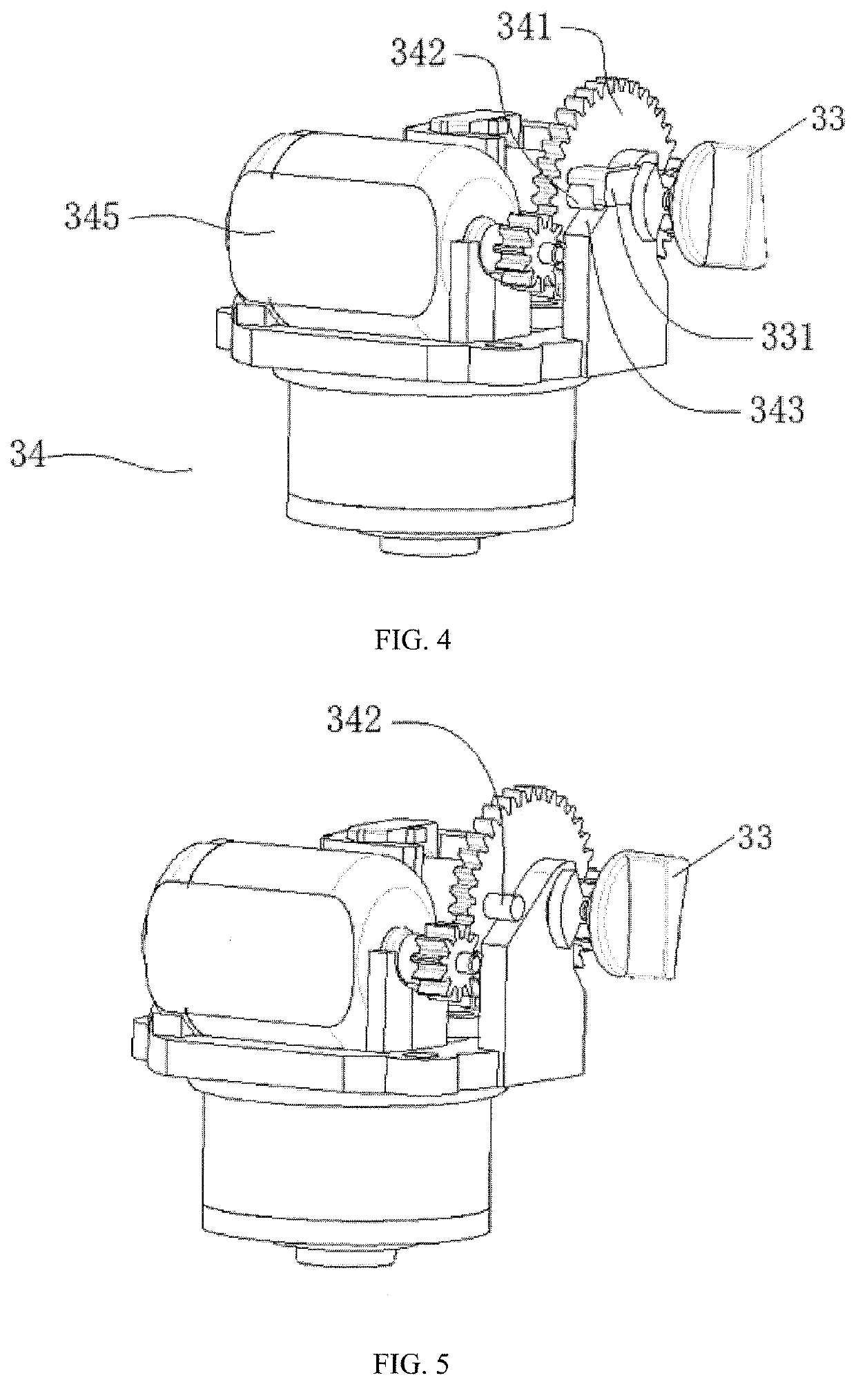 Touch-sensitive faucet and method for controlling same