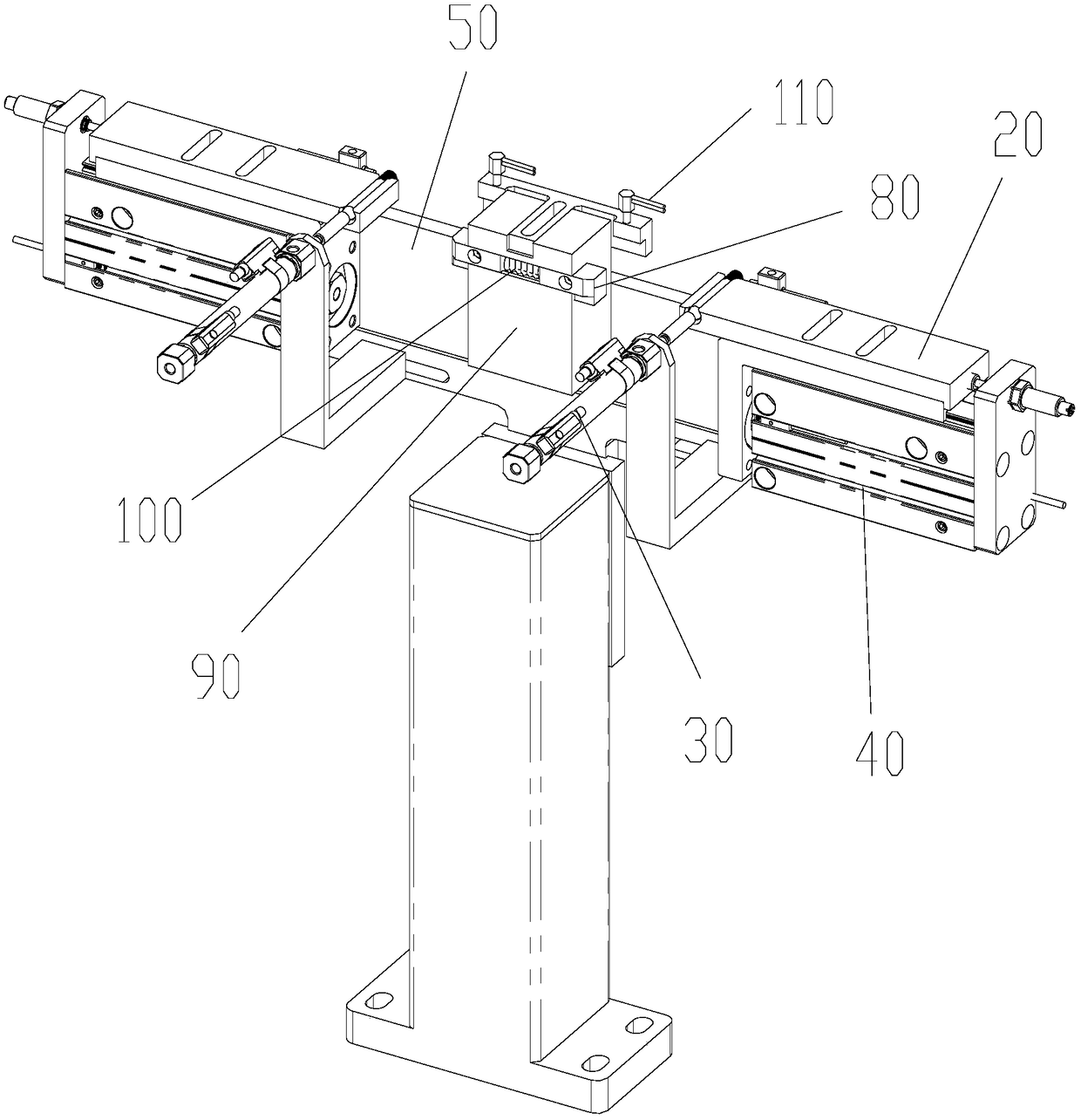 Dispensing mechanism and feeding system contained with the dispensing mechanism