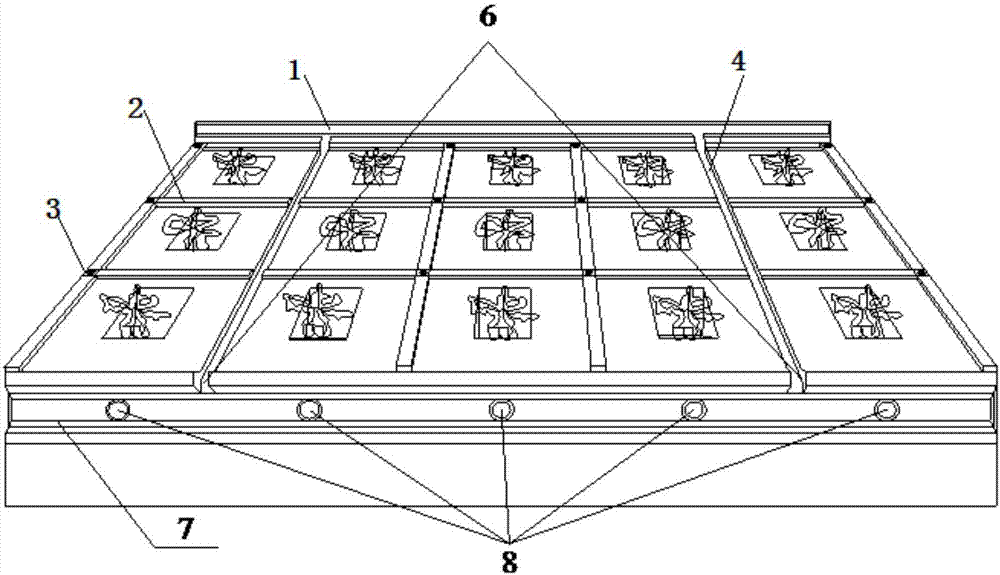 Ecological slope protection system with framework slope protection combined with sand drain water seepage and water diversion slopes