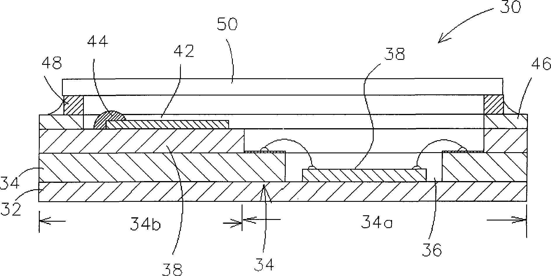 Quartz crystal oscillator encapsulation construction