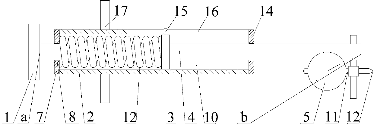 Bearing axial play measuring method