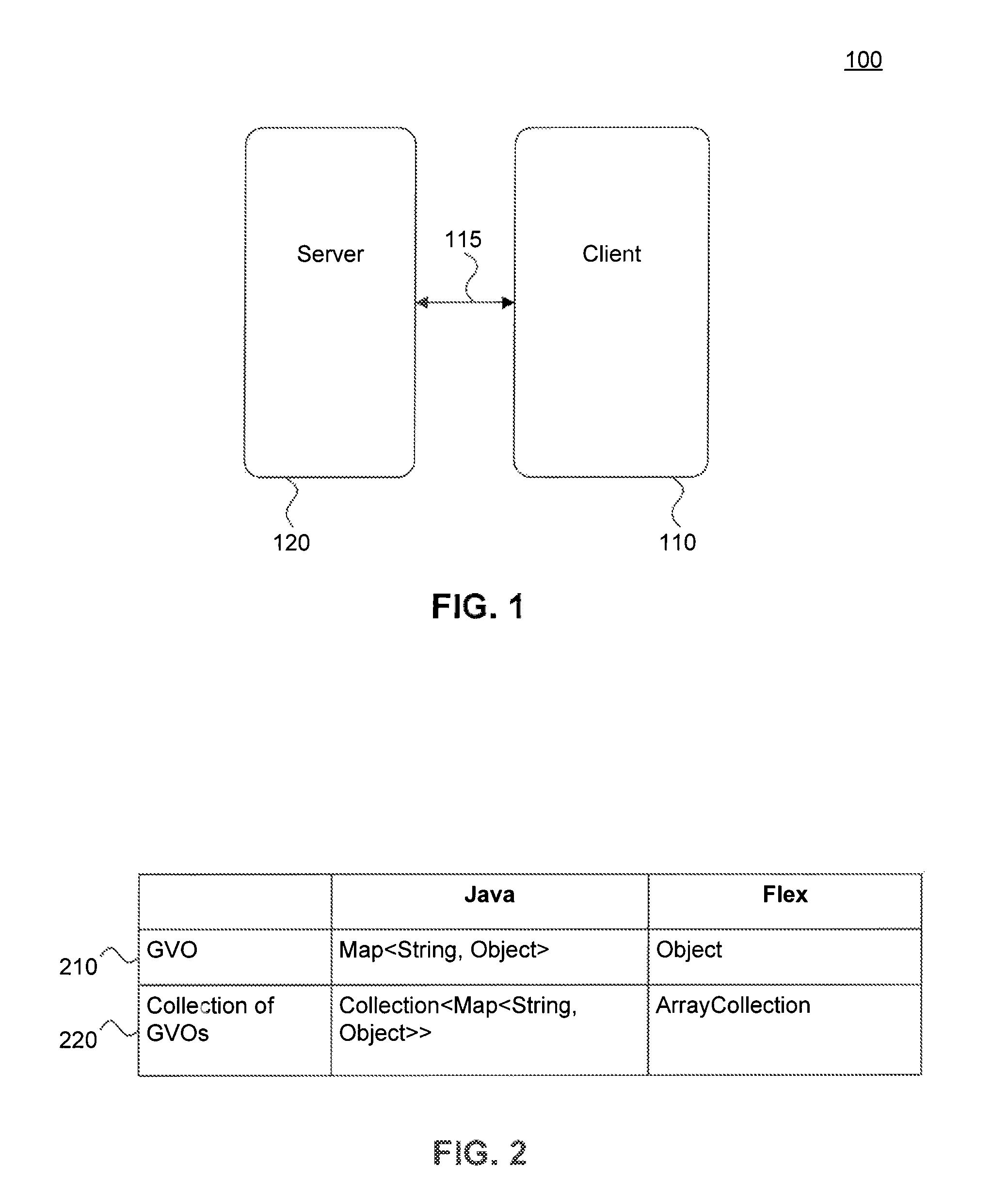 Method and system for data exchange and exception handling in a data processing environment