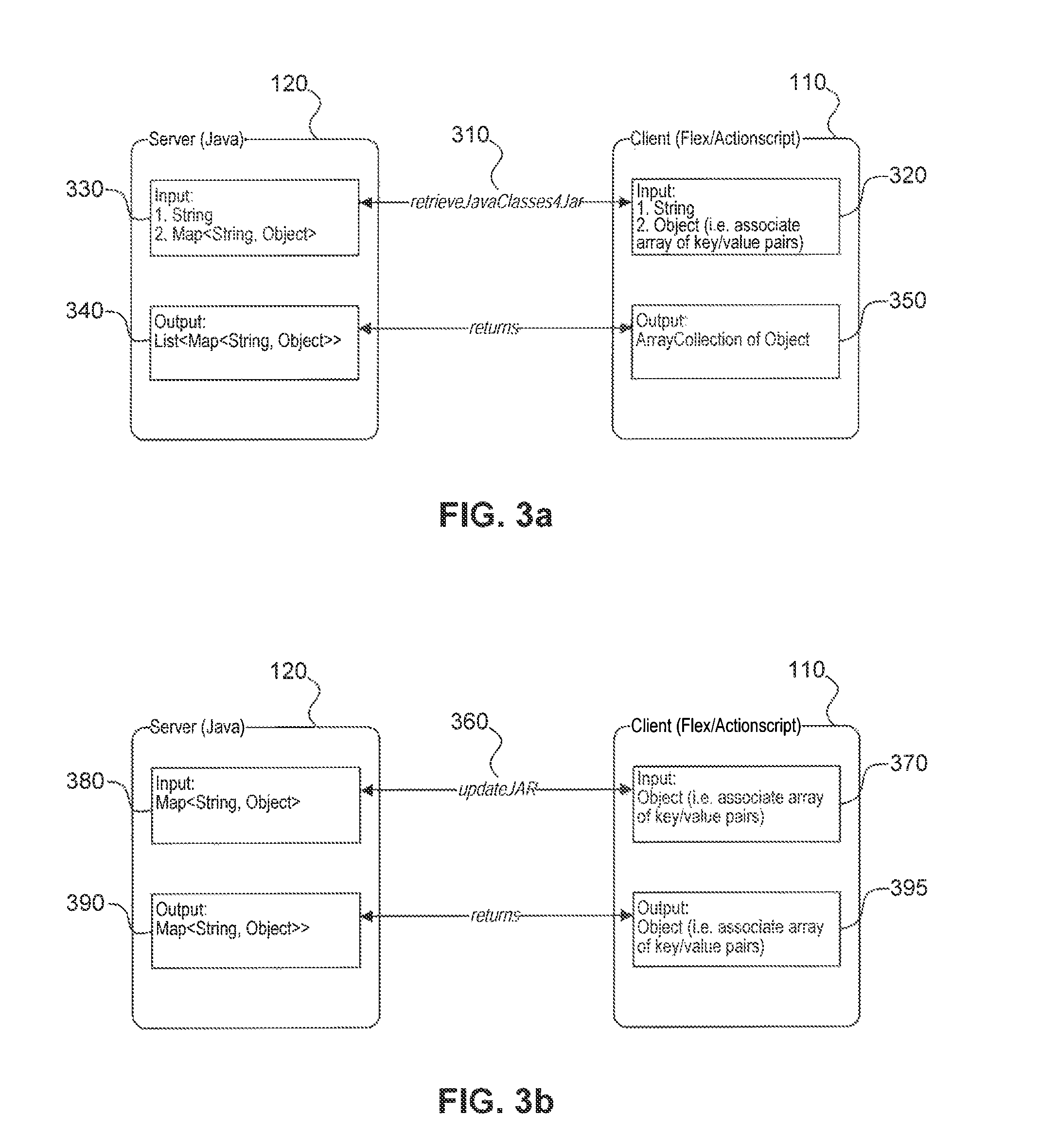 Method and system for data exchange and exception handling in a data processing environment