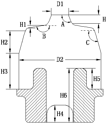 A constant-contact method for preventing steel spring from breaking and vertical stop