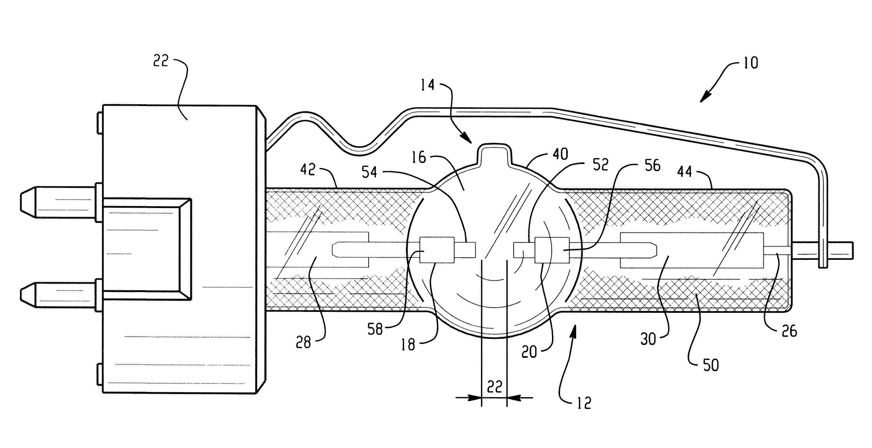 High intensity discharge lamp