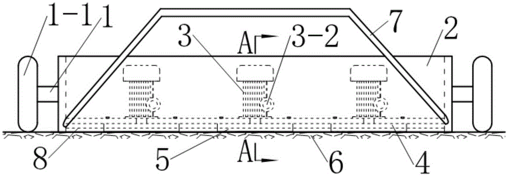 Grouting equipment applicable to semi flexible pavement construction