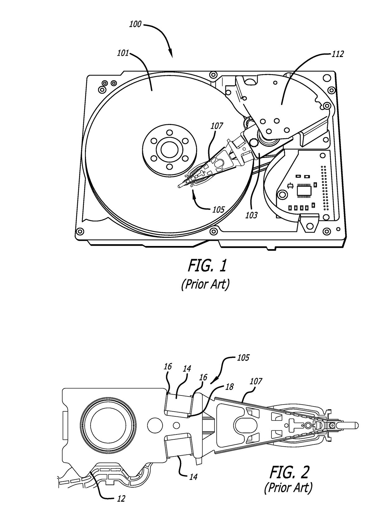 Multi-layer PZT microactuator having a poled but inactive PZT constraining layer