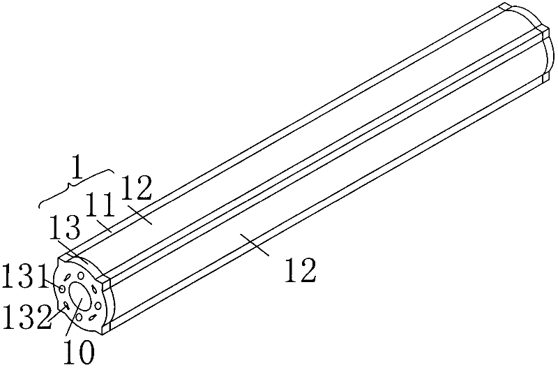 Square cylindrical pipe pile and processing method thereof