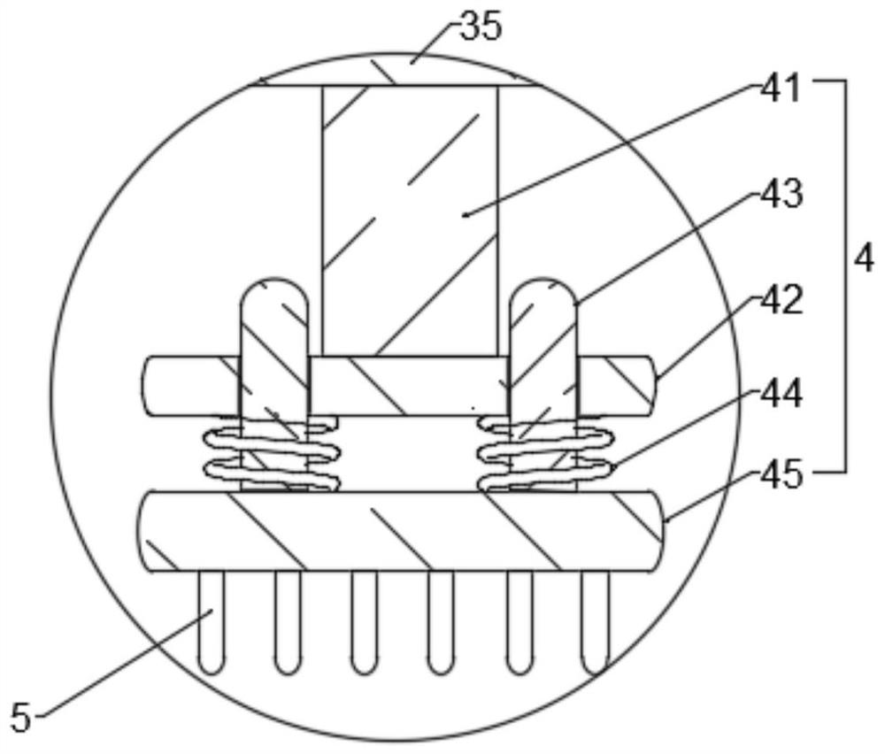 Perforating device for pickling meat products